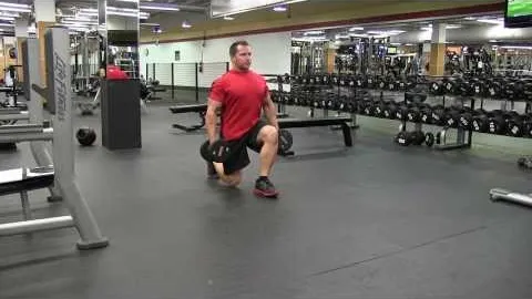Walking Dumbbell Lunge