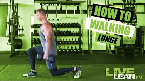 Walking Dumbbell Lunge