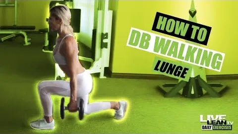 Walking Dumbbell Lunge