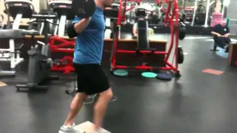Barbell Walking Lunge